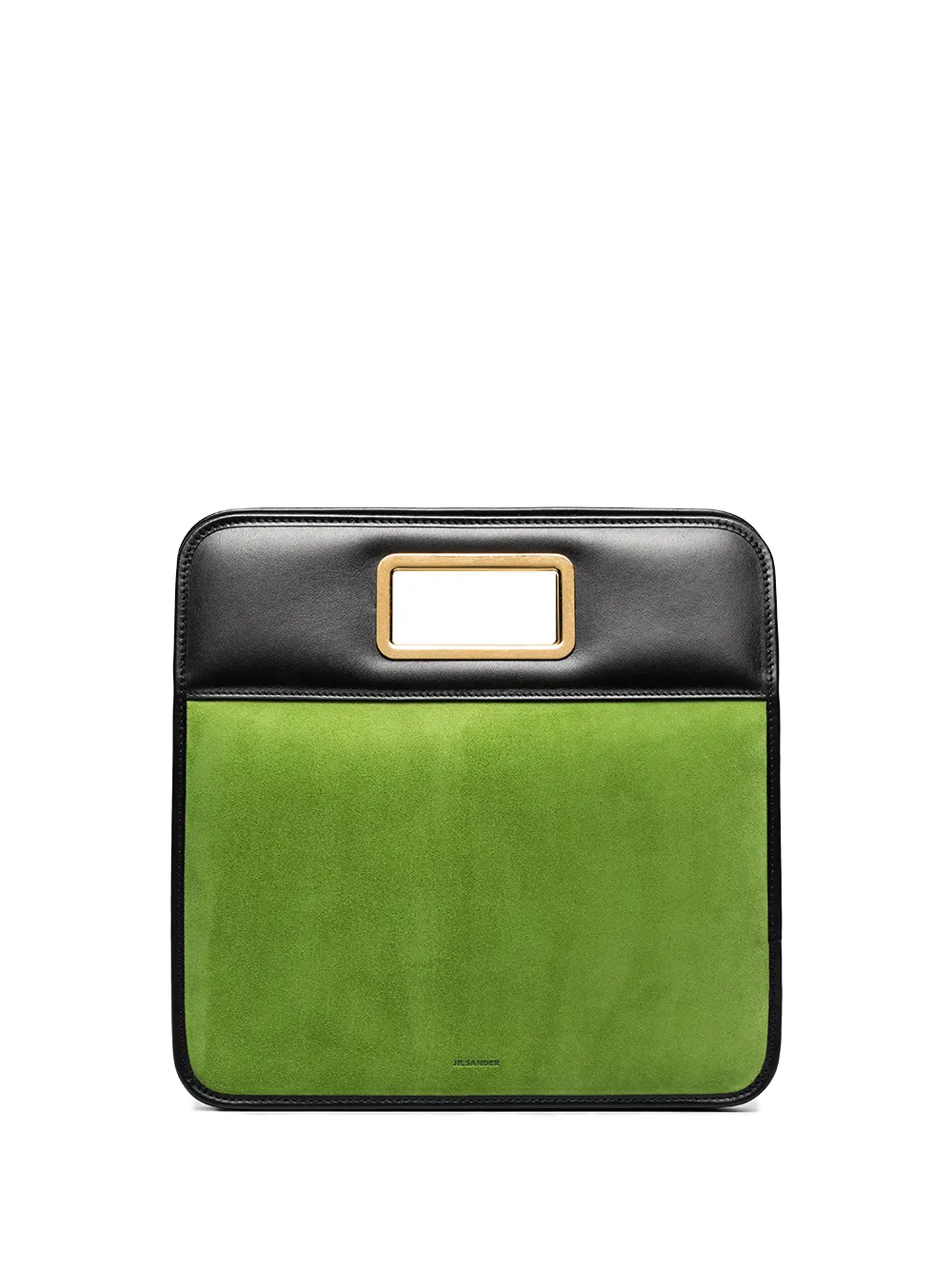 Image 1 of Jil Sander Square suede clutch bag
