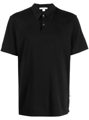 James Perse - Sueded Jersey Polo - Deep