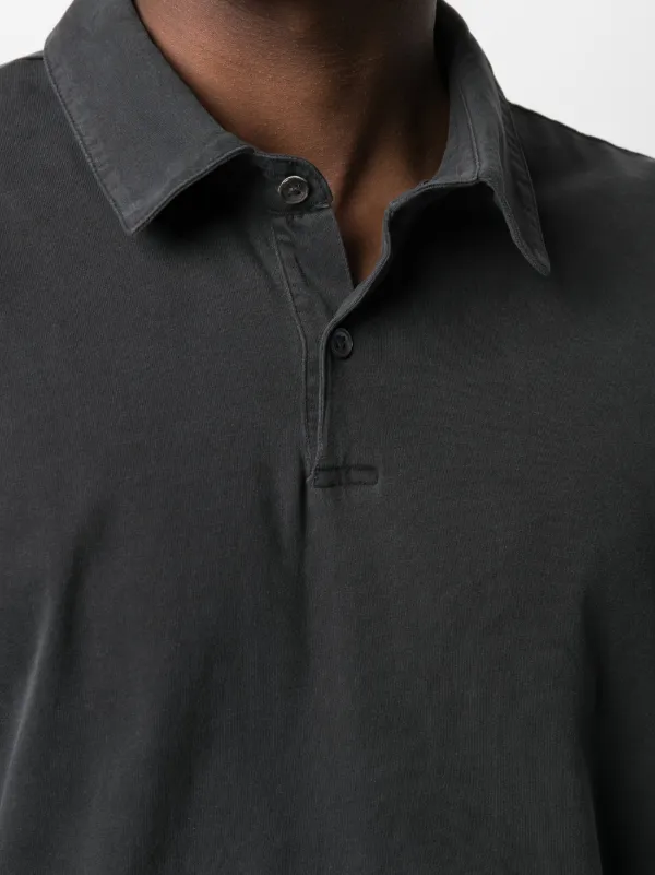 JAMES PERSE ブラック ポロシャツ 1 S〜M相当 黒 JAMES PERSE ジェームスパース ポロシャツ メンズ 半袖 ブランド