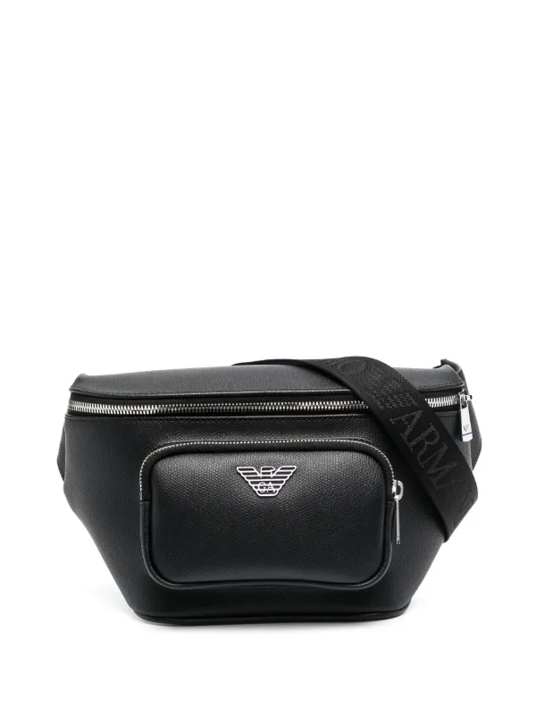 Cangurera con placa del logo Emporio Armani - Compra online - Envío  express, devolución gratuita y pago seguro