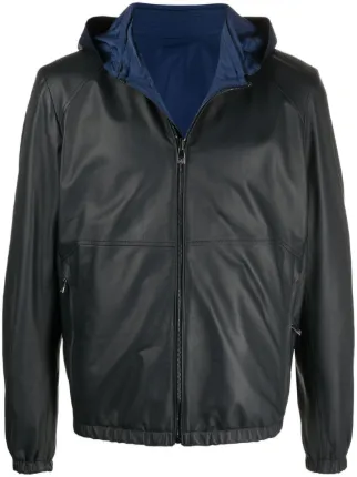 corneliani leather jacket