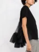 Alexander McQueen ruffle-detail short-sleeve top