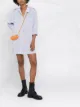 Image 2 of Amen lace-panel shirt dress