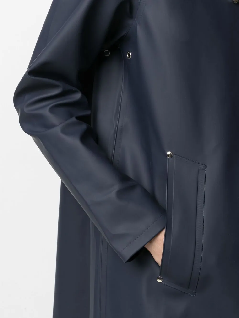 Stutterheim Stockholm Lightweight Raincoat Navy In Blau