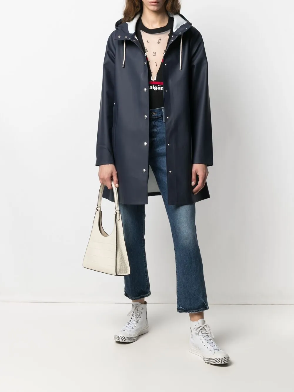 Stutterheim Mosebacke hooded raincoat | Trench Coats & Raincoats | Image 2
