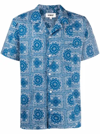 YMC Malick paisley-print Shirt - Farfetch