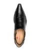 Marine Serre pointed-toe leather mules