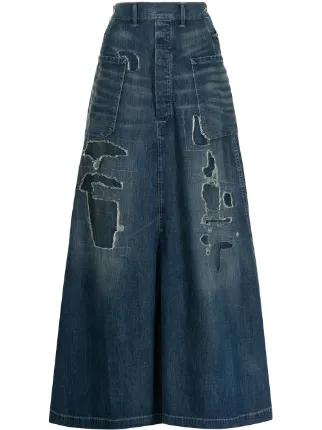 Ralph Lauren RRL Distressed Maxi Denim 