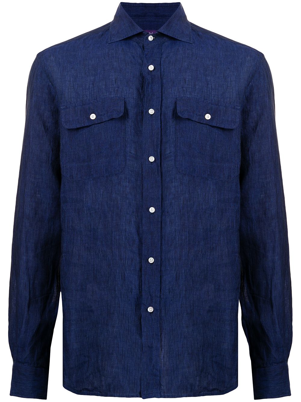 Ralph Lauren Classic Collar Shirt In Blue