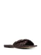 Image 2 of Bottega Veneta square-toe Intrecciato flat sandals
