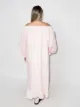Sleeper gingham-check midi dress