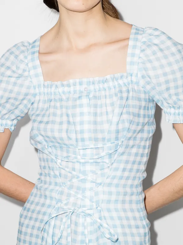Sleeper blue Marquise gingham dress for 