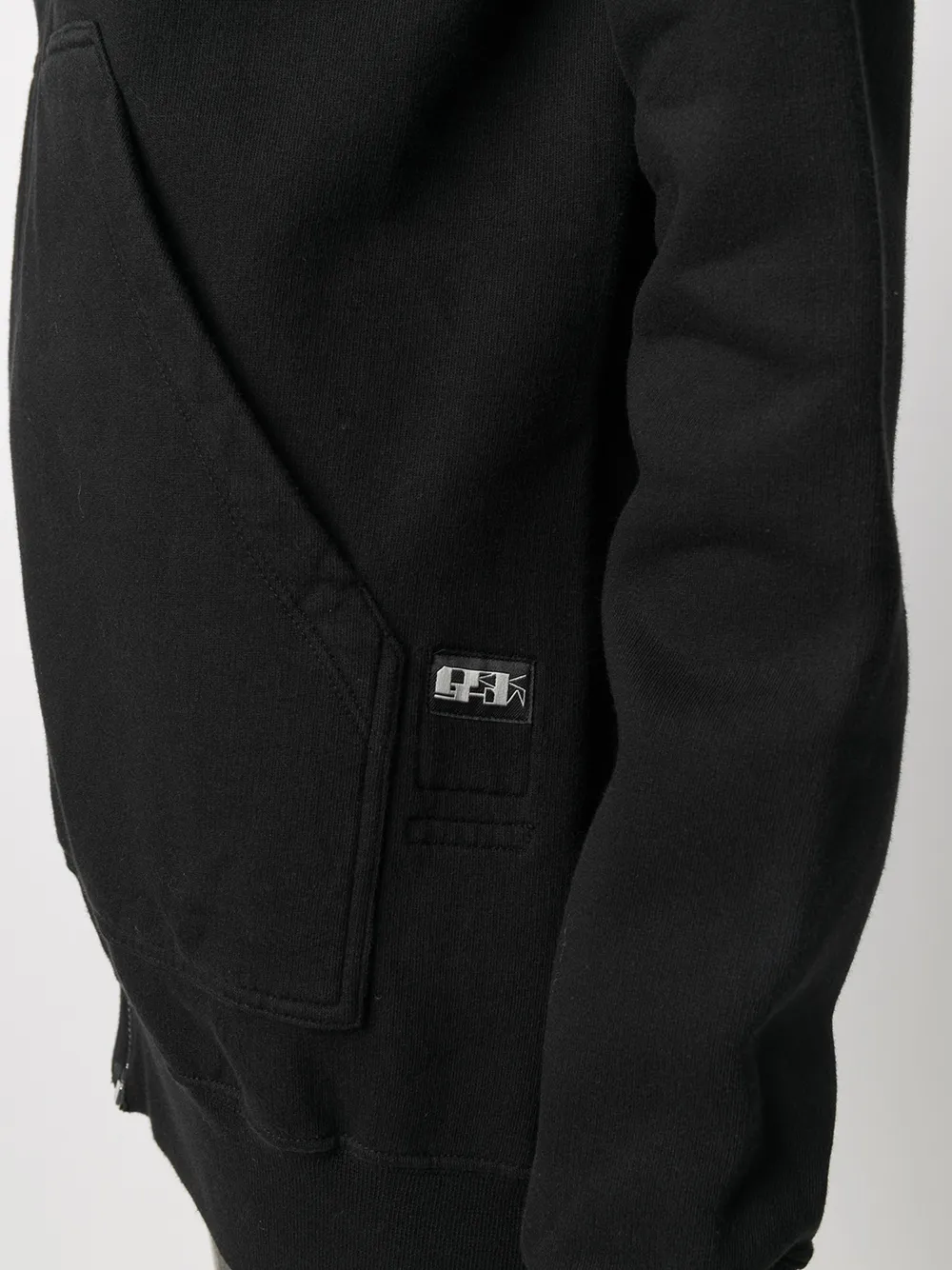 фото Rick owens худи оверсайз на молнии