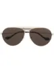Image 1 of Gucci Eyewear logo-bridge aviator-frame sunglasses