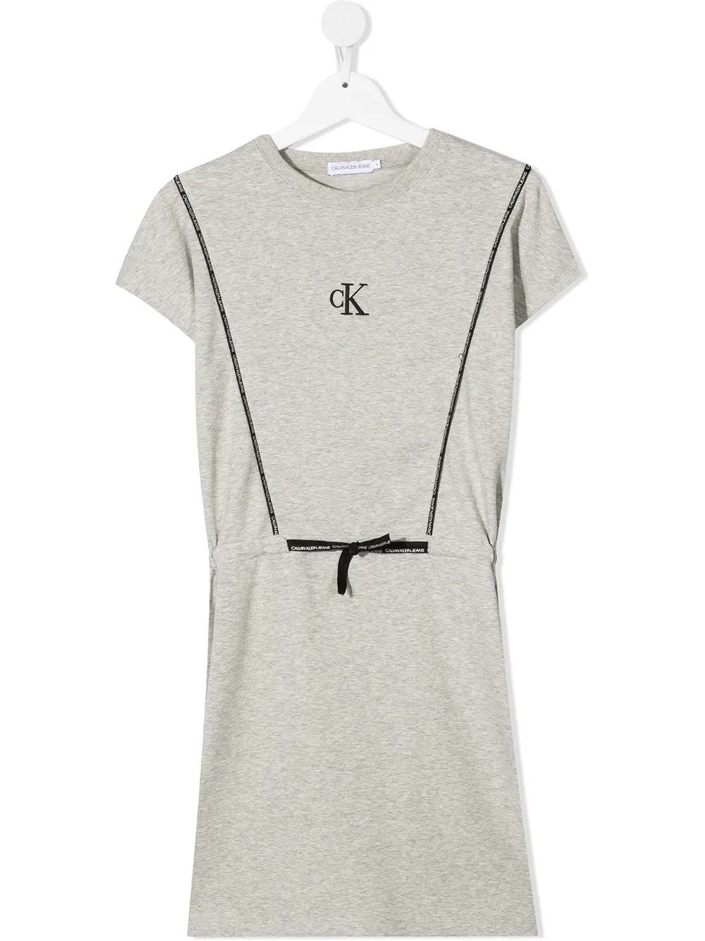фото Calvin klein kids платье-футболка с логотипом