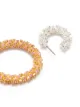 Magda Butrym embellished hoop earring