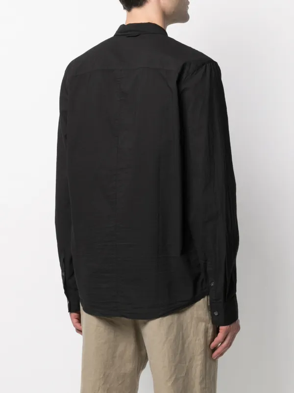 James Perse Standard long-sleeve Shirt | Black | FARFETCH