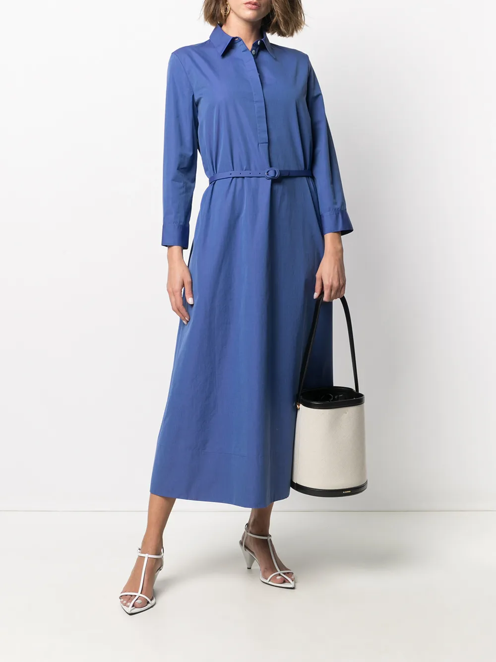 Image 2 of Jil Sander leather-trim bucket bag