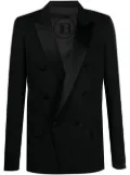 Balmain shawl lapel blazer jacket - Black