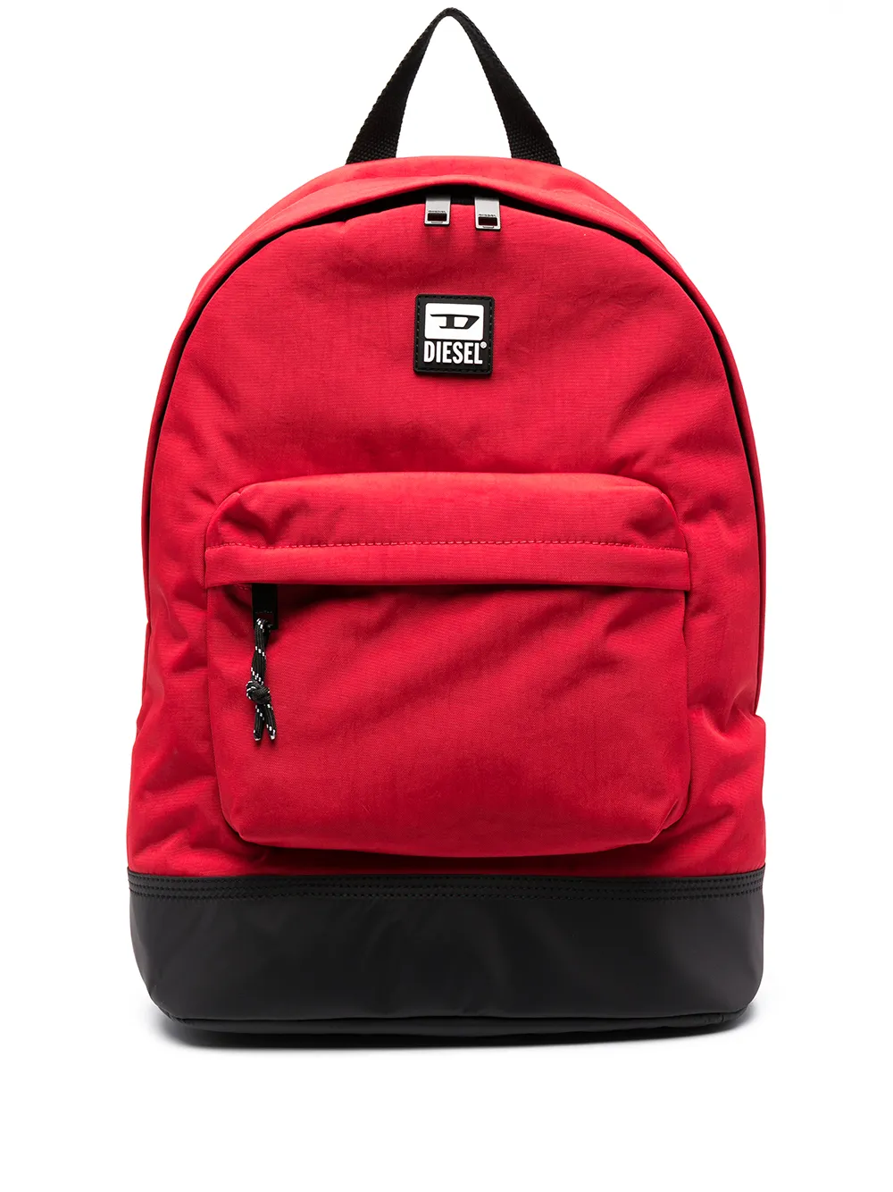Diesel logo patch backpack | Red | Image 1