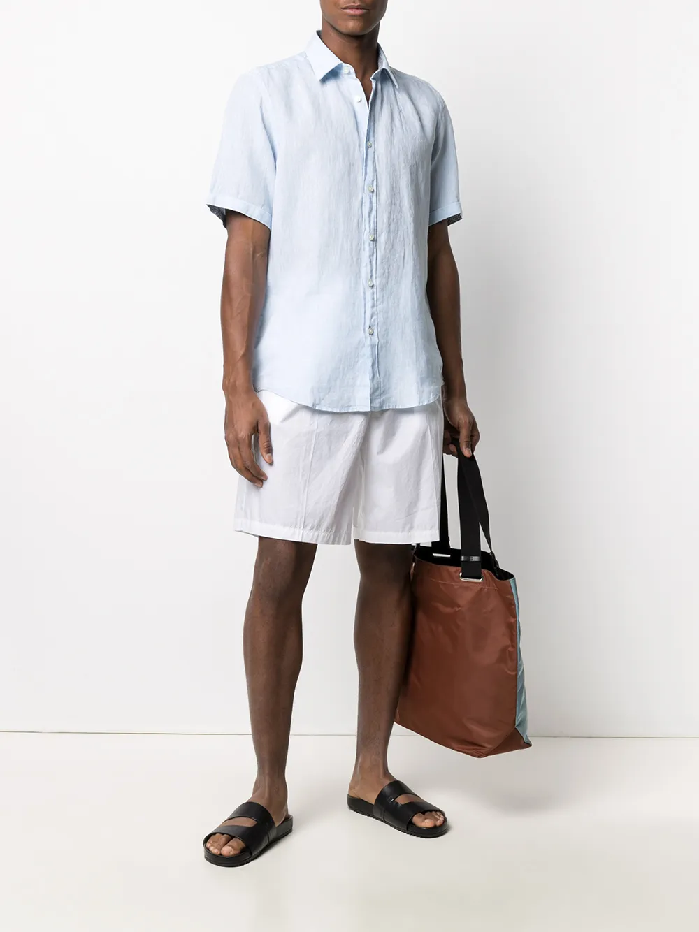 фото Boss рубашка на пуговицах с короткими рукавами