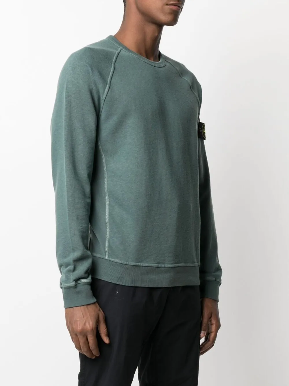 фото Stone island толстовка с нашивкой-логотипом