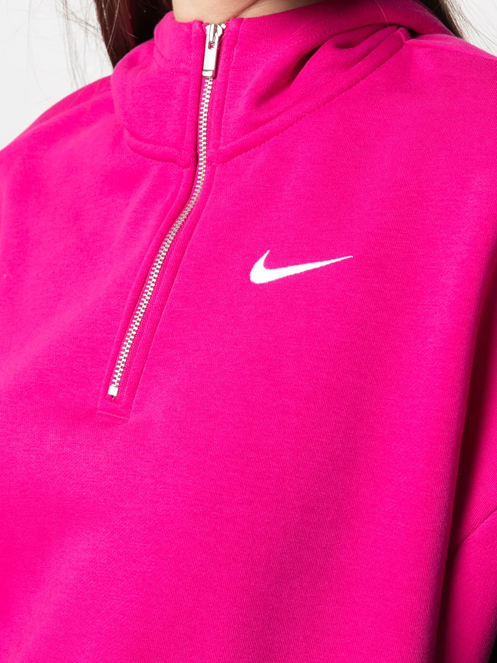 фото Nike толстовка на молнии с вышитым логотипом swoosh