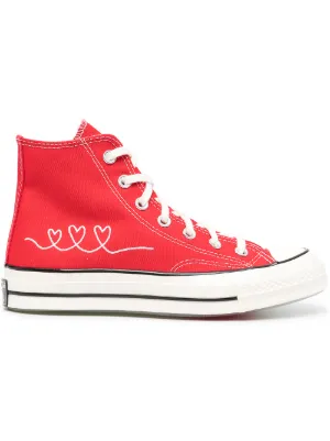 red chunky converse