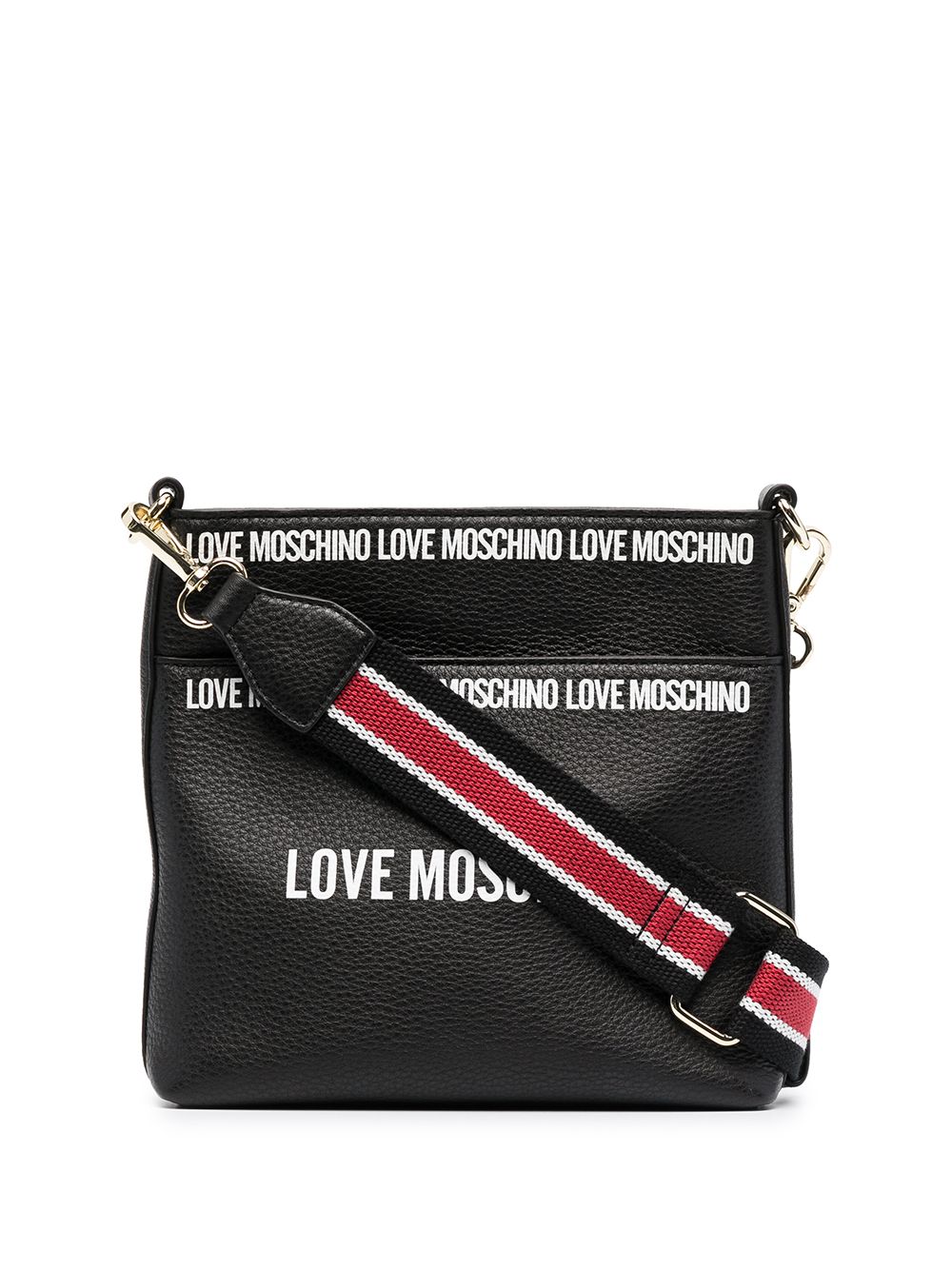 фото Love moschino сумка через плечо с логотипом