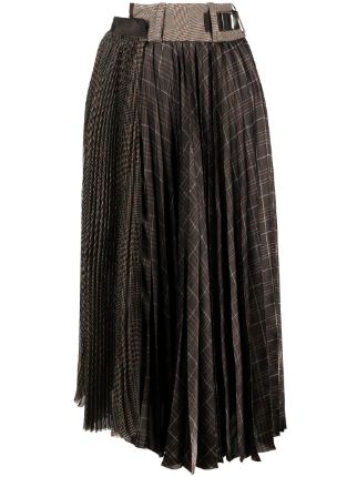 mid length pleated skirts 50