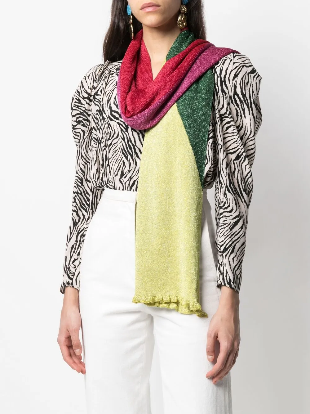 фото M missoni шарф в стиле колор-блок