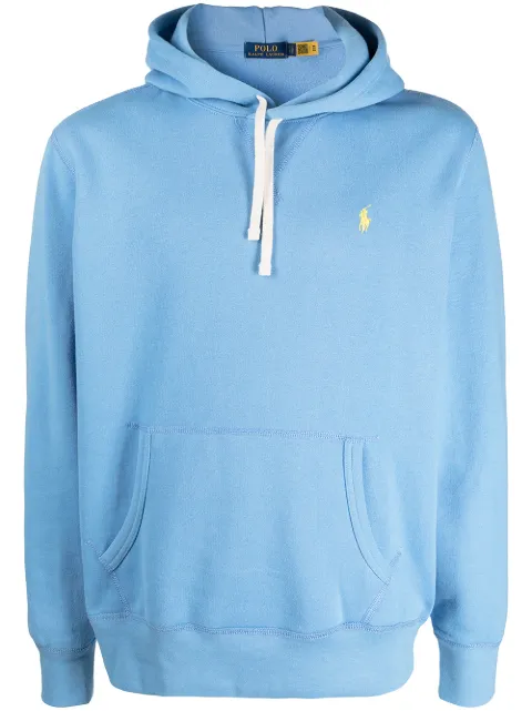 Polo Ralph Lauren hoodie holgado con logo bordado