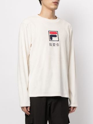 logo-print crew neck sweatshirt展示图