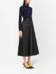 Prada Saia de nylon e gabardine