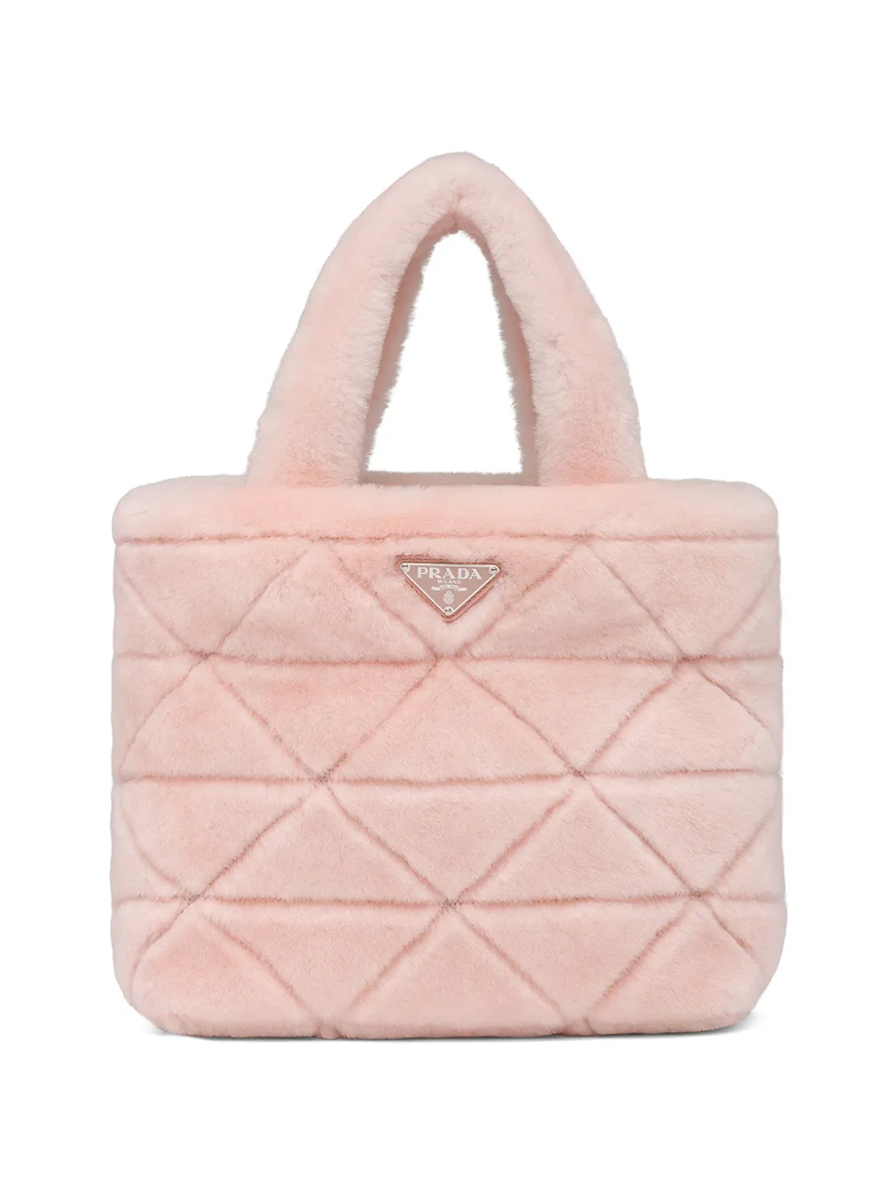 Prada Shearling Tote Bag Farfetch