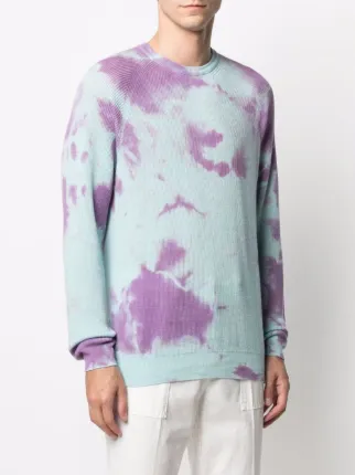 tie-dye ribbed knit jumper展示图