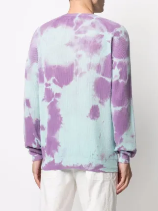 tie-dye ribbed knit jumper展示图