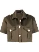 Image 1 of Amen button-embellished cropped jacket