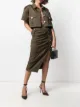 Image 2 of Amen button-embellished cropped jacket