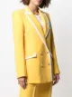 Hebe Studio blazer con ribete en contraste