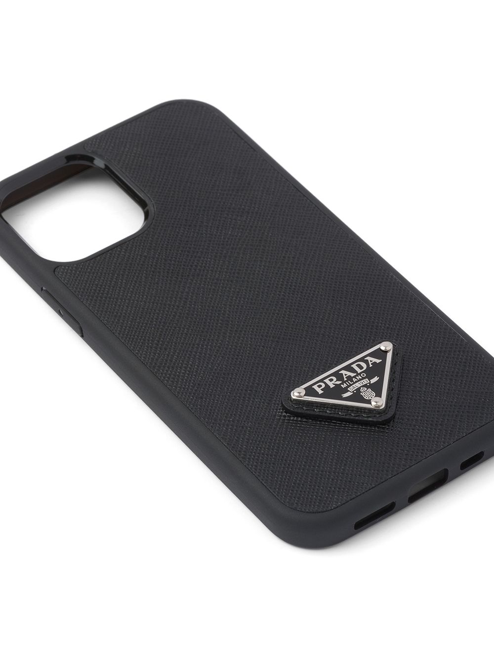 Prada Black Leather Iphone Xs Max Phone Case Prada