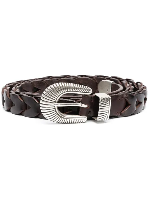 Golden Goose Juno woven detail belt