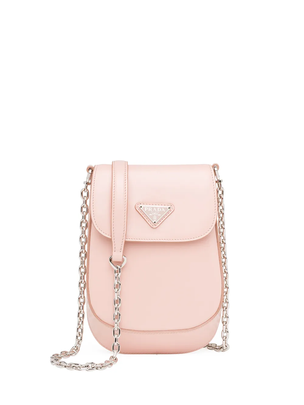 Prada trianglelogo Leather Mini Bag Farfetch