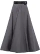 Image 1 of Prada wool A-line midi skirt