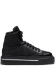 Image 1 of Prada high-top tonal panel sneakers
