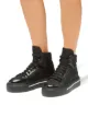 Prada high-top tonal panel sneakers