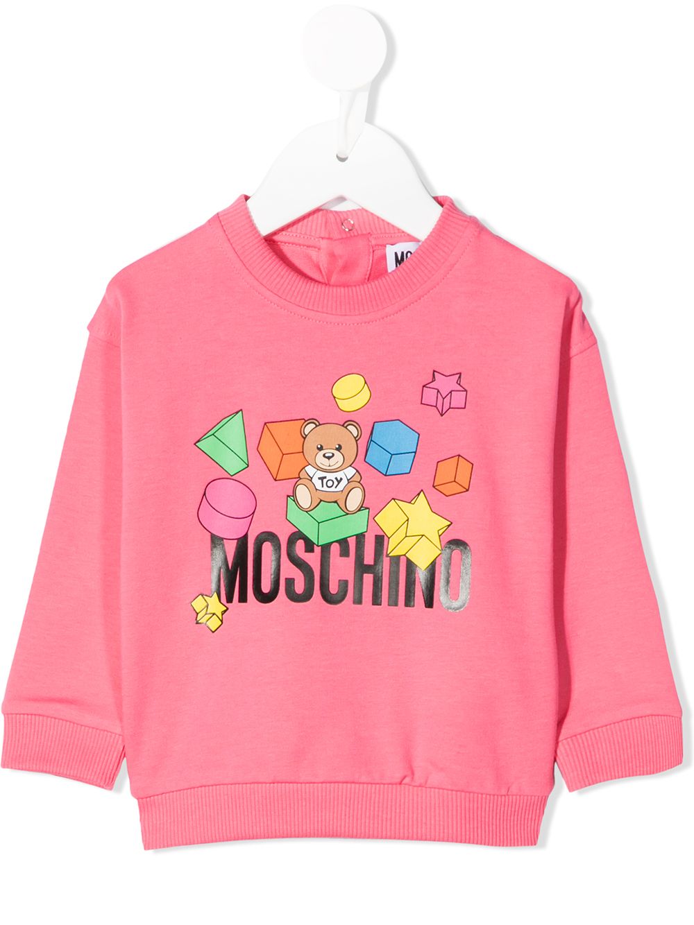 фото Moschino kids толстовка с принтом