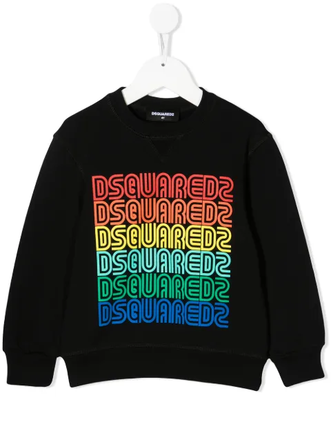 Dsquared2 Kids سويت شيرت بطبعة شعارات متعددة