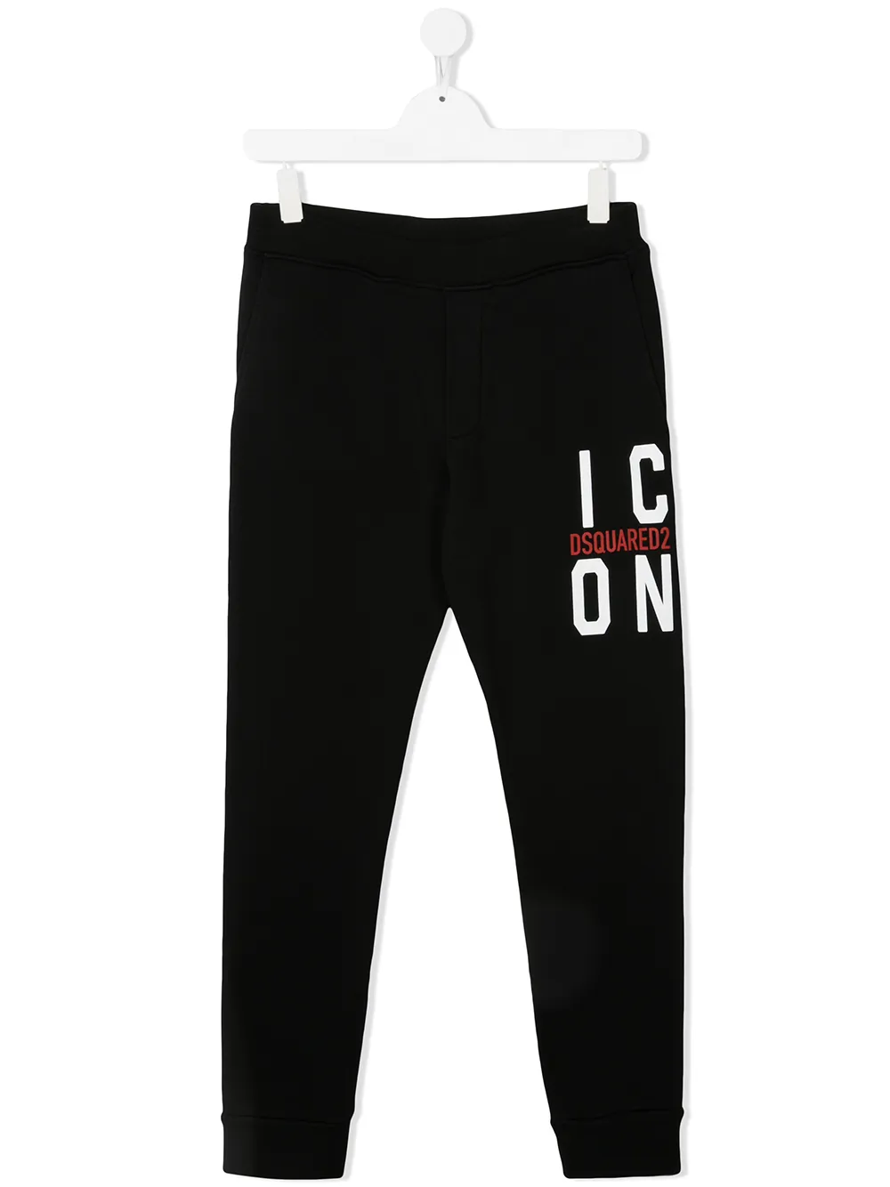 фото Dsquared2 kids спортивные брюки с принтом icon