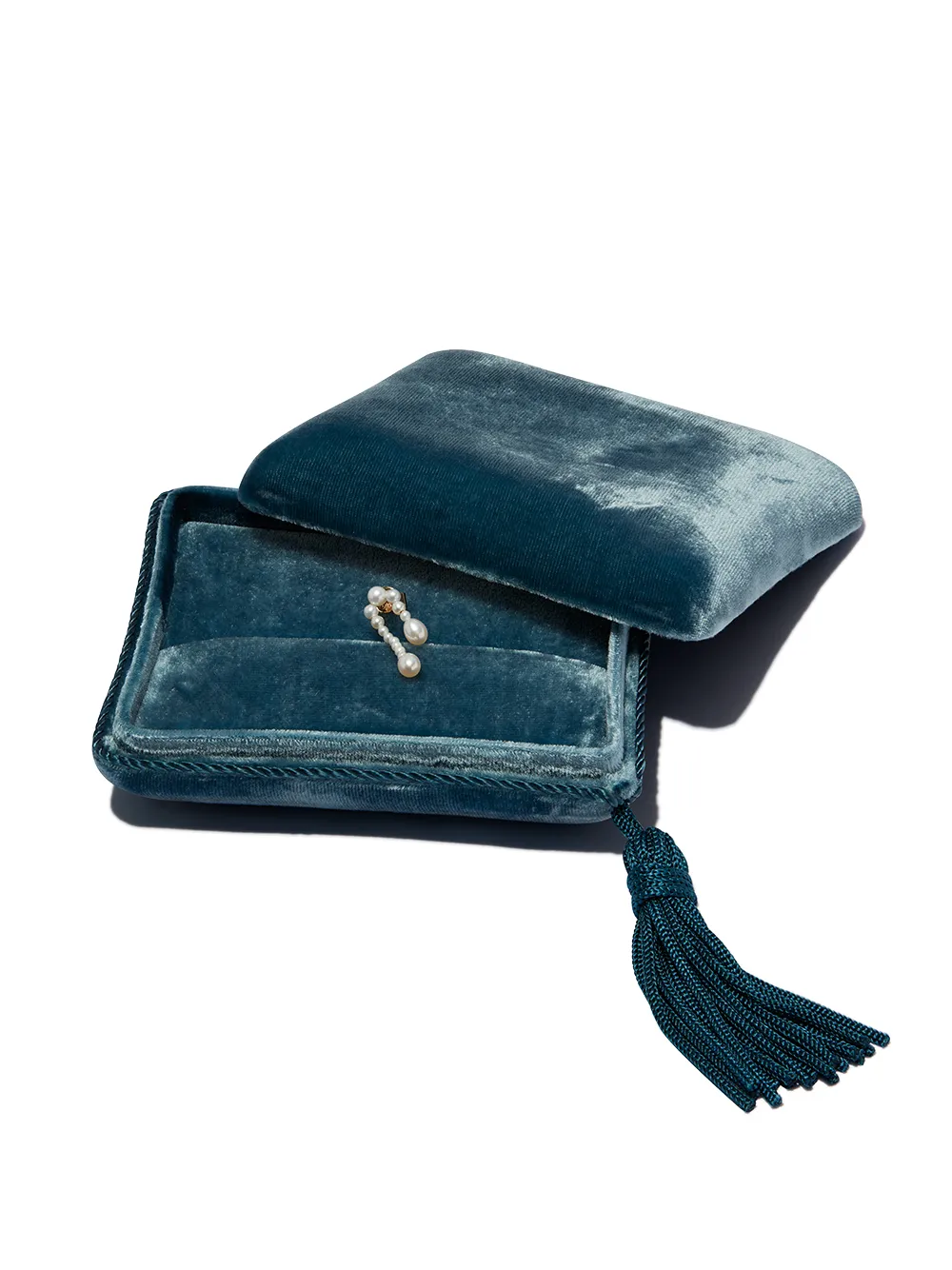 Velvet-Effect Jewellery Box
